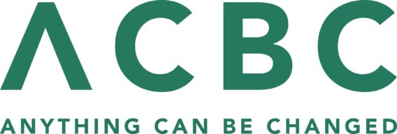 Il logo di ACBC con ilmotto: tutto può essere cambiato